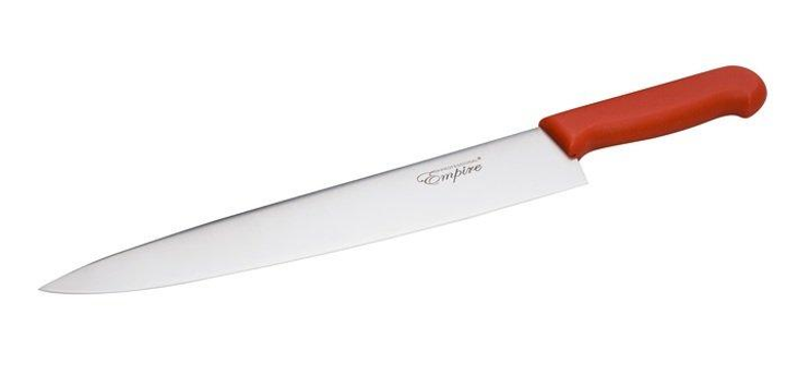 Нож Empire профессиональный с красной ручкой L 430 мм - изображение 1