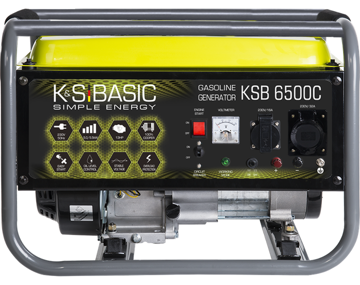 Генератор бензиновий KSB 6500C - зображення 1