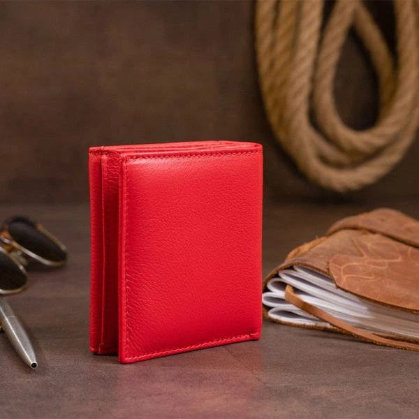 Женский кожаный кошелек ST Leather 19259 Красный - изображение 7