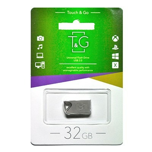 Накопичувач 32GB T&G 109 Metal (TG109-32G) – фото, відгуки ...