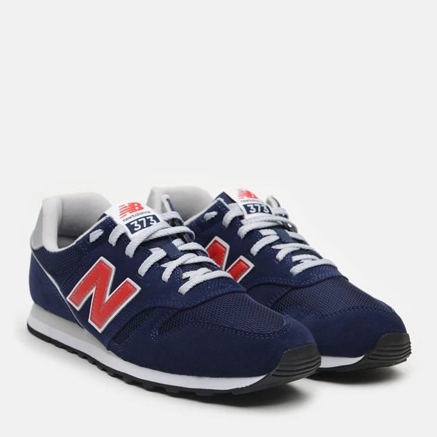 Мужские кроссовки New Balance 373 ML373CS2 45.5 (12) 30 см Синие с красным  (195173177502) – Оригинальная обувь | ROZETKA
