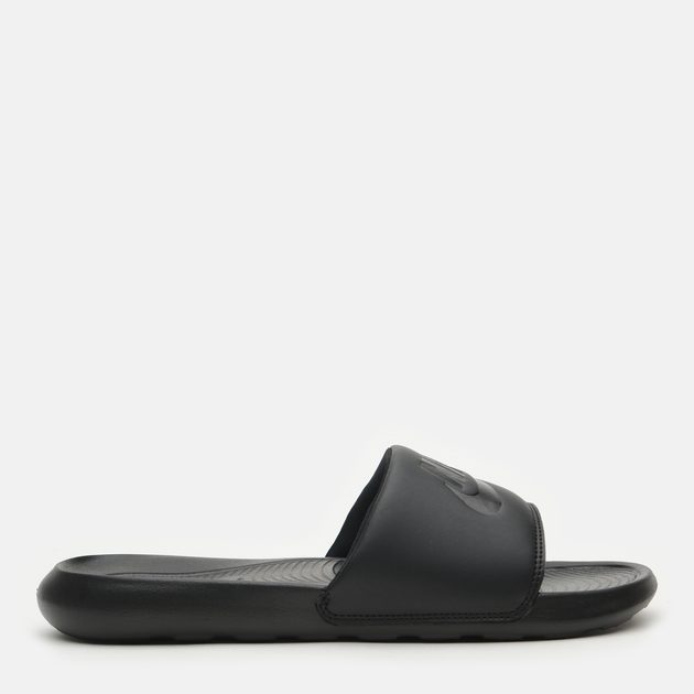 Акція на Чоловічі шльопанці для пляжу Nike Victori One Nn Slide CN9675-003 43 (10) 28 см Чорні від Rozetka