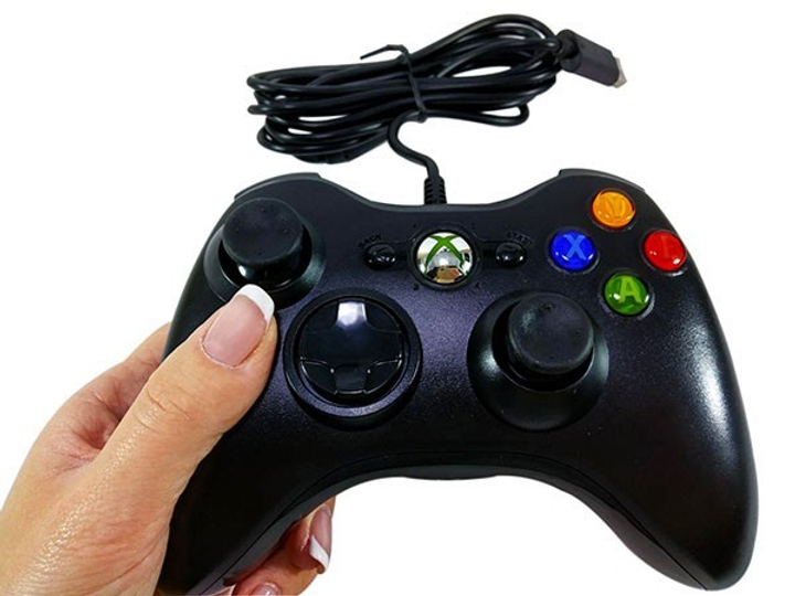 Джойстик проводной игровой геймпад для приставки Xbox 360 и ПК ...