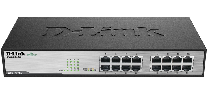Коммутатор D-Link DGS-1016D, Metall – фото, отзывы, характеристики в ...