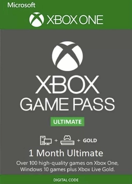 Электронный код (Подписка) Xbox Game Pass Ultimate - 1 месяц Xbox One/Series для всех регионов и стран - изображение 1