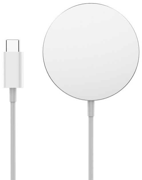 Бездротовий зарядний пристрій ColorWay MagSafe Charger (15 W) White (CW-CHW27Q-WT) - зображення 2