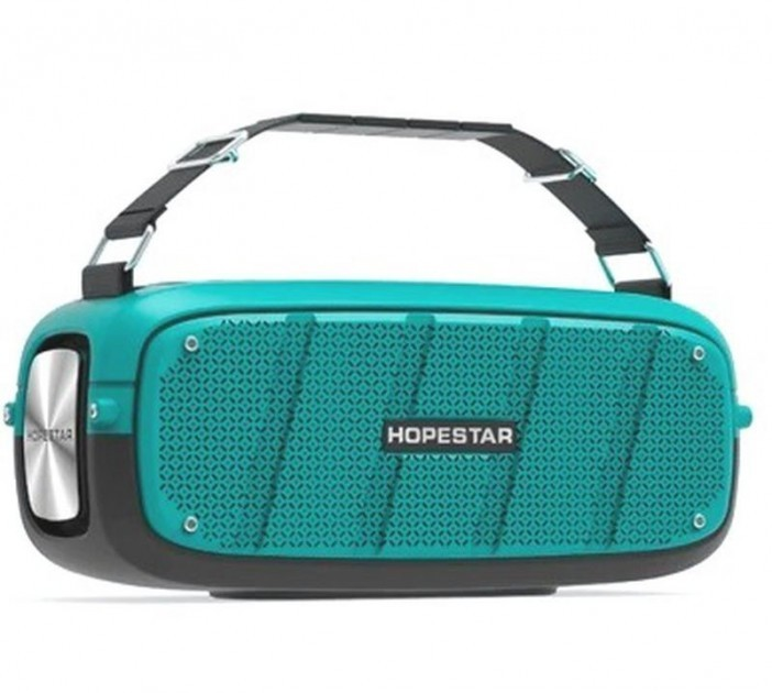 Портативна колонка Hopestar A20 PRO (55W) Bluetooth Акустична стерео система з функцією TWS + мікрофон Turquoise - зображення 1
