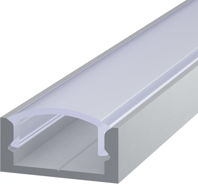 Комплект алюминиевый профиль для светодиодной ленты анодированный с .
