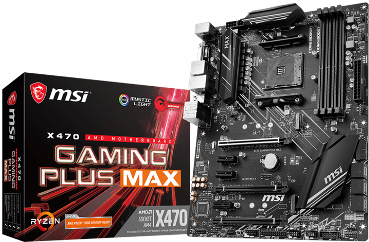Материнская плата MSI X470 Gaming Plus Max (sAM4, AMD X470, PCI