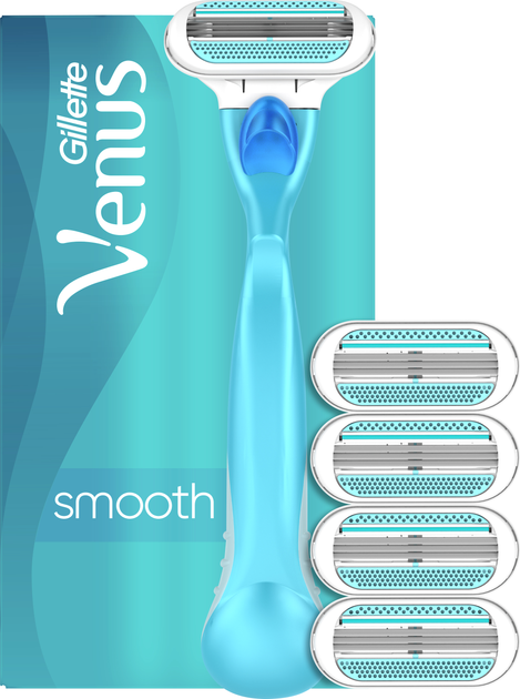 Станок для бритья женский Venus Smooth с 5 сменными картриджами ...