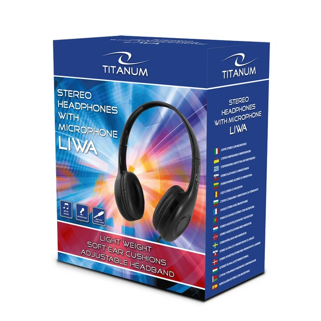 Słuchawki Titanum Liwa Black (5901299944653) - obraz 4