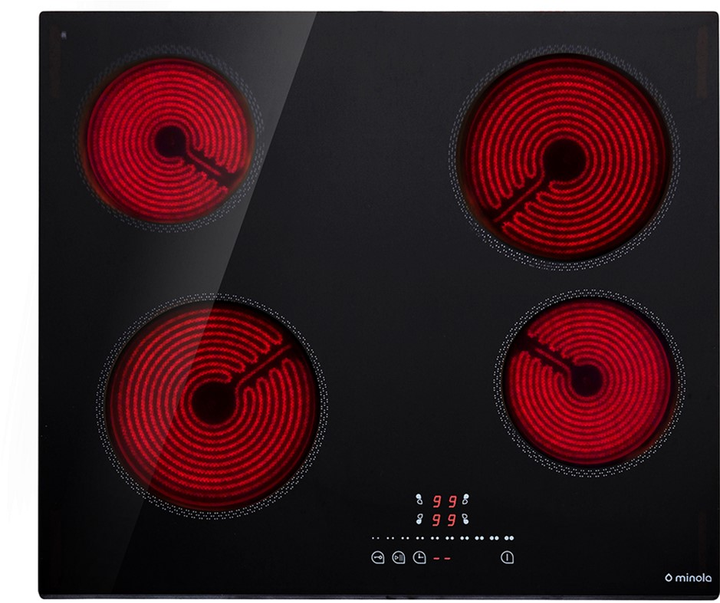 Варочная поверхность электрическая MINOLA MHS 6045 KBL - зображення 3