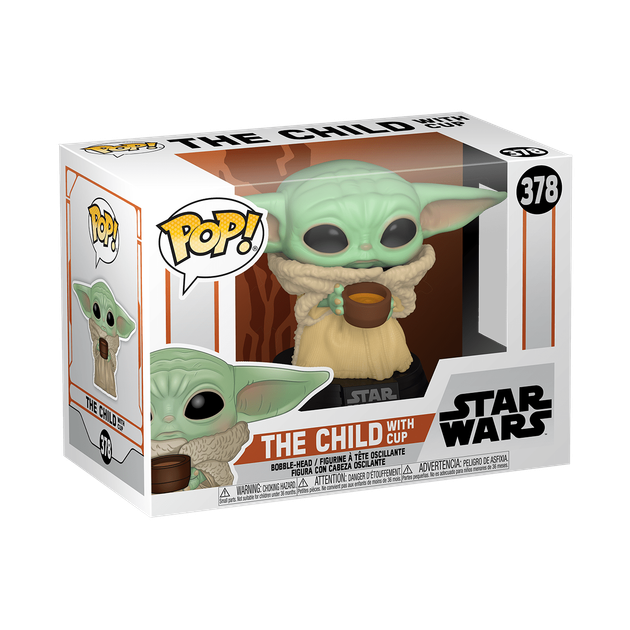 Фигурка Фанко Малыш Йода с чашкой №378 Mandalorian The Child with Cup Funko 49933 - Фото 2 Фигурка Фанко Малыш Йода с чашкой №378 Mandalorian The Child with Cup Funko 49933 - изображение 2