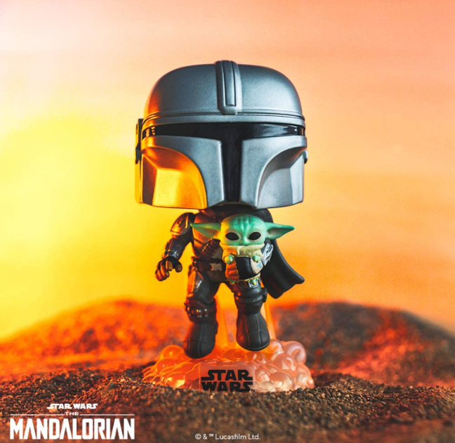 Фигурка Фанко Мандалорец и Малыш Йода Звёздные Войны Star Wars Mandalorian Flying with The Child Funko 50959 - Фото 2 Фигурка Фанко Мандалорец и Малыш Йода Звёздные Войны Star Wars Mandalorian Flying with The Child Funko 50959 - изображение 2