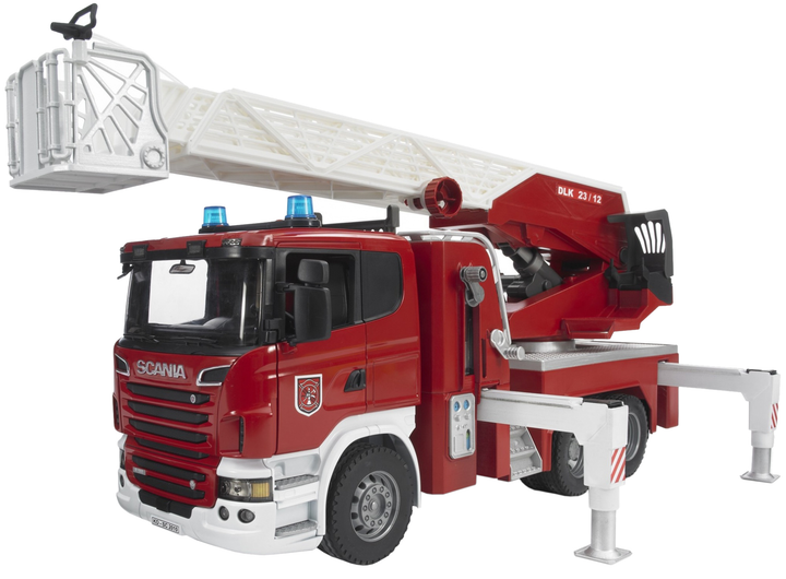 Игрушка Bruder Большая пожарная машина Scania R-series с лестницей М1 ...