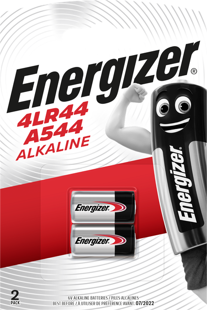 Батарейки Energizer A544/4LR44 Alk 2 шт (E301536000) (7638900393354) - Фото 1 Батарейки Energizer A544/4LR44 Alk 2 шт (E301536000) (7638900393354) - изображение 1