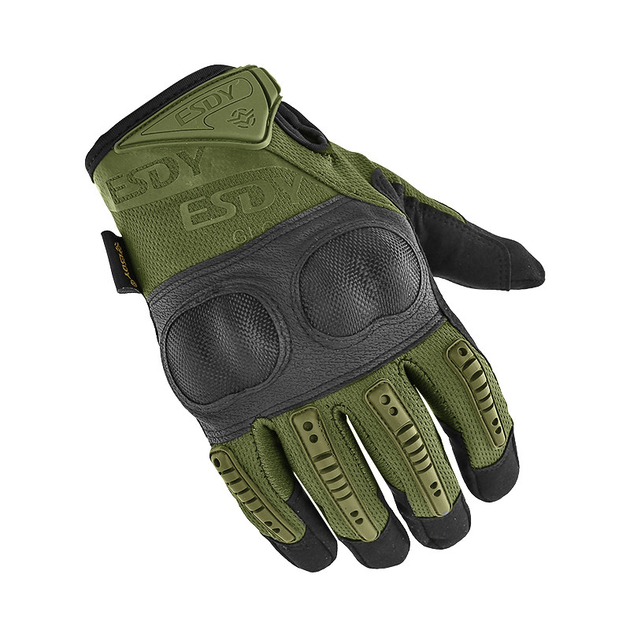 Перчатки полнопалые Lesko E005 Green L - изображение 2