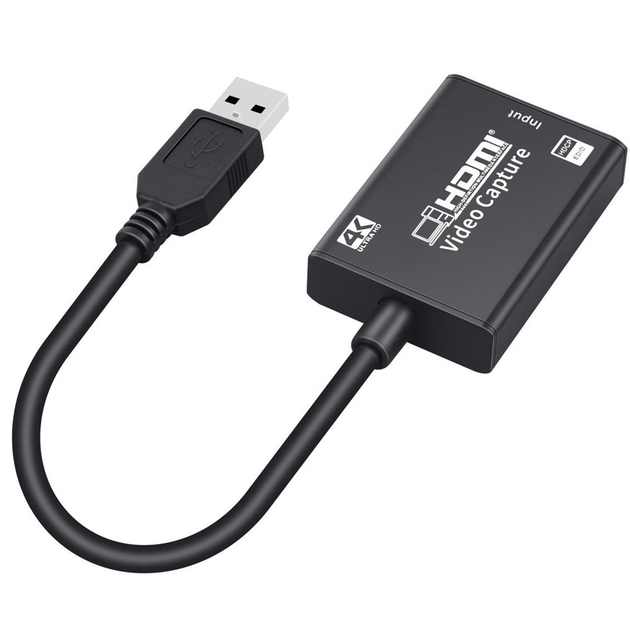 Внешняя карта видеозахвата U&P Capture Card USB 3.0 VCC01 Black (4S-VCC01-BK) - изображение 3