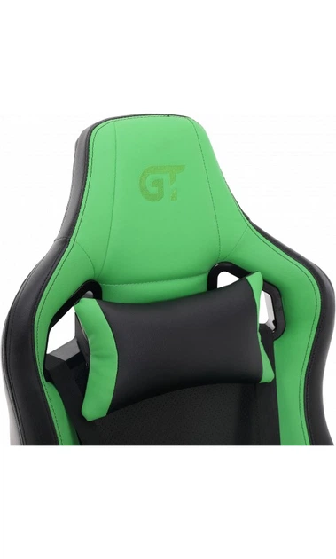 Комп'ютерне Ігрове Крісло Геймерське з MultiBlock для Геймера GT Racer X-0814 Чорне / Зелене - зображення 8
