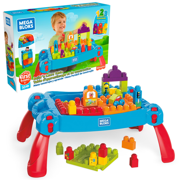 Mega bloks sales construction table