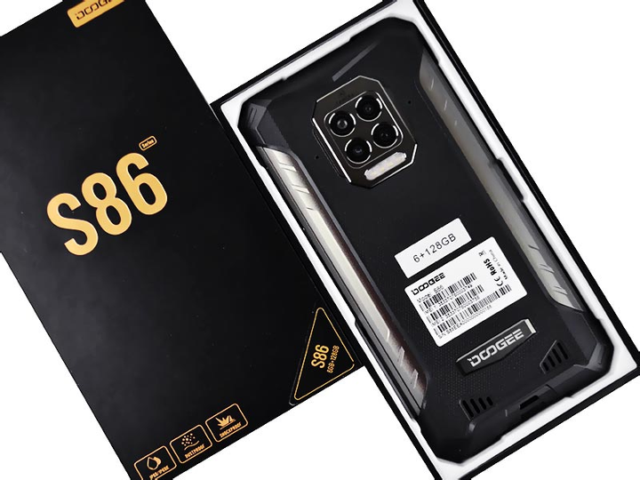 Мобильный телефон Doogee S86 (6+128Gb, АКБ 8500 мАч) Black – фото ...