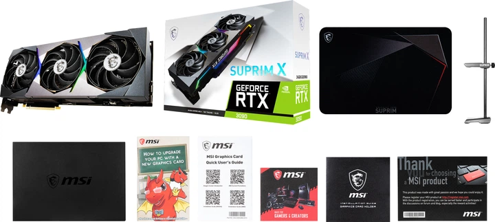 Видеокарта MSI PCI-Ex GeForce RTX 3090 Suprim X 24GB GDDR6X
