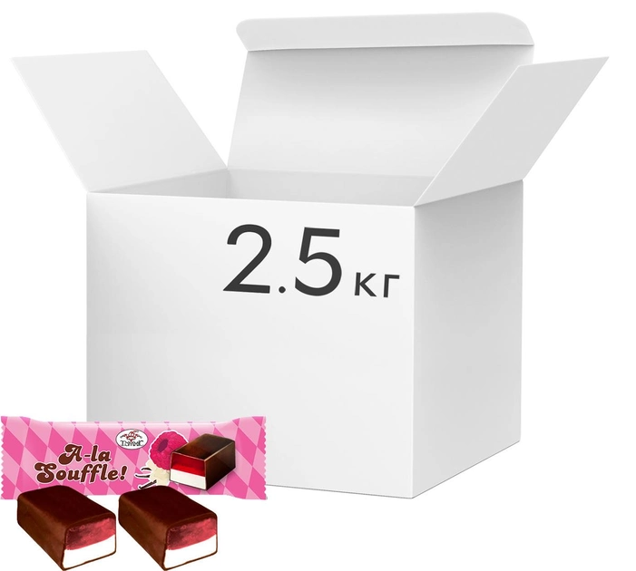 Упаковка конфет Доминик А-ля суфле 2.5 кг (4823055515314) 
