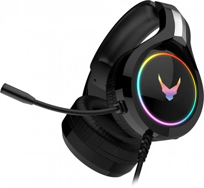 Słuchawki VARR VH-6060 LED RGB Backlight Black (VH6060B) - obraz 5