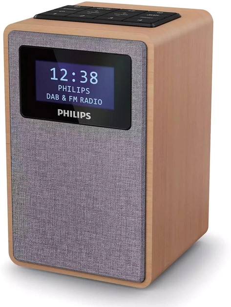 Акция на Настільний радіогодинник з будильником Philips TAR5005/10 от Rozetka