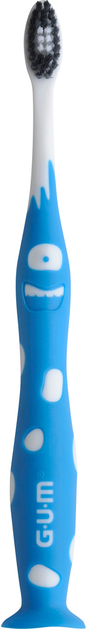 Зубная щетка GUM Junior Monster Мягкая Голубая (630019902564_Blue) - изображение 2