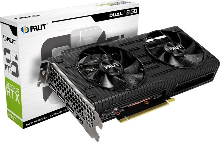 Palit PCI-Ex GeForce RTX 3060 Ti Dual 8GB GDDR6 (256bit) (1410/14000) (3 x DisplayPort, HDMI) (NE6306T019P2-190AD) - зображення 11