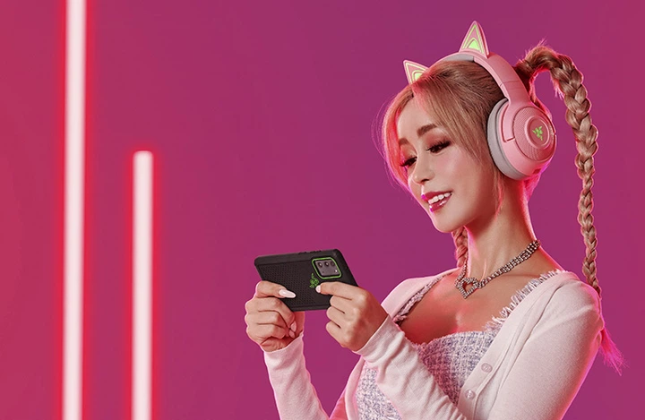 Наушники RAZER Kraken BT Kitty Edition, Quartz Pink (RZ04-03520100