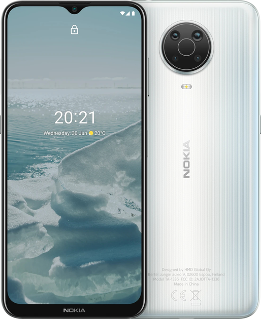 Мобільний телефон Nokia G20 4/64 GB Silver - зображення 1