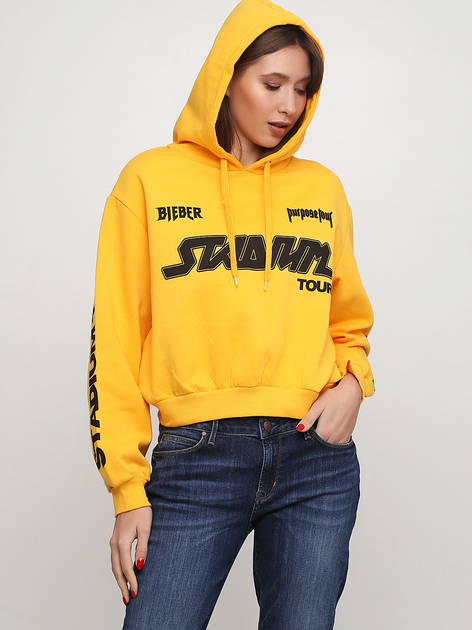 Худи женское H&M 592879 M Желтое (KZ2000000692234) – в интернет ...