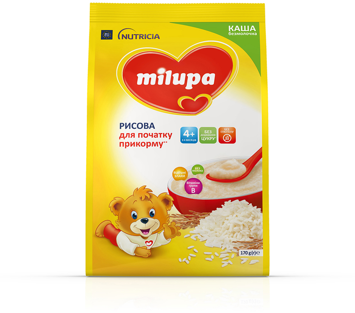 Безмолочна каша Milupa Рисова 170 г (5900852930058) - зображення 11