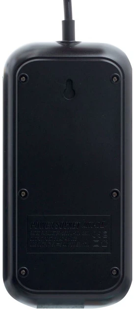 Filtr sieciowy przedłużacz LDNIO SE6403 6 gniazd / 4 USB 2 m Black (6933138690178) - obraz 3
