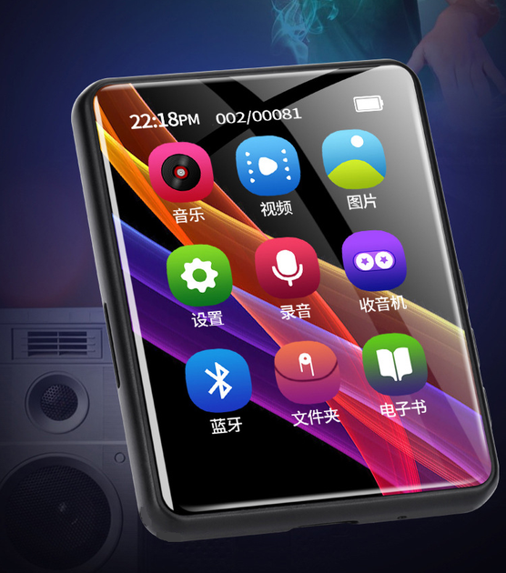 MP3 плеер JNN X6 Max Bluetooth Hi-Fi 4Gb с внешним динамиком - изображение 5