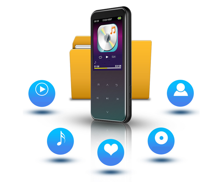 MP3 плеер JNN M15 Max Original Bluetooth Hi-Fi 8Gb с внешним динамиком - изображение 3
