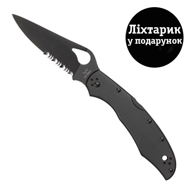 Ніж Spyderco Cara Cara 2 Stainless Black Blade BY03BKPS2 - зображення 1