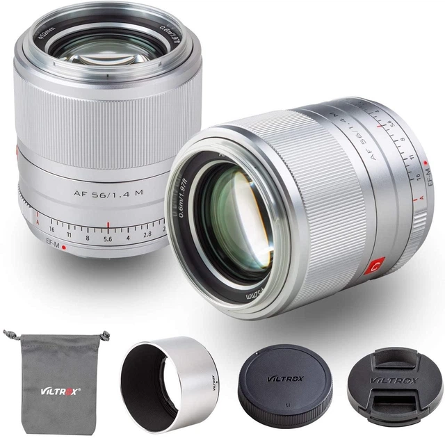 Обьектив Viltrox X-Mount Fujifilm 56mm 1.4 серый - изображение 3
