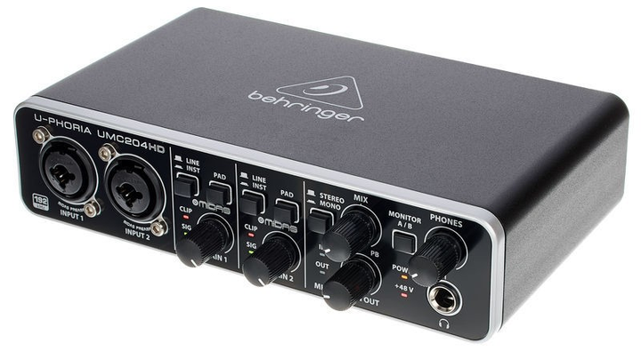 マッキー品　BehringerU-PHORIA UMC204HD Звуковая карта Behringer UMC204HD | Купить в PRODJ.ua