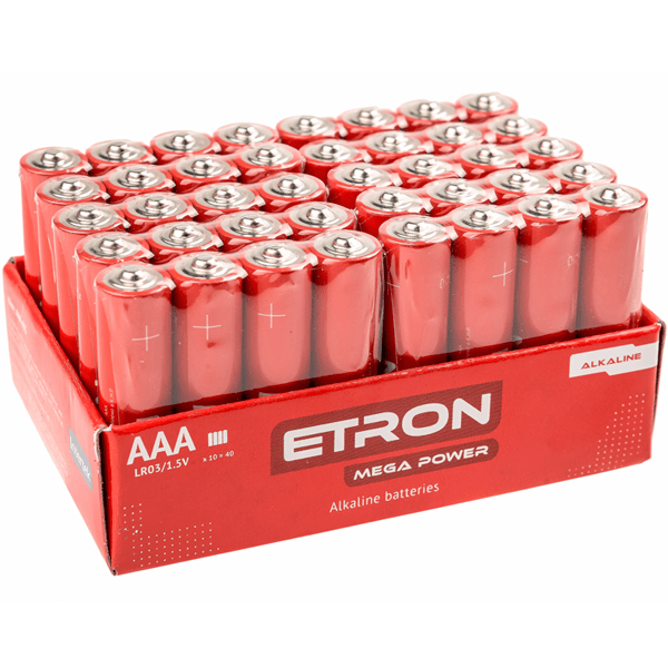 Батарейки алкалиновые ETRON Mega Power AAA (LR03) 4 шт в упаковке - изображение 2