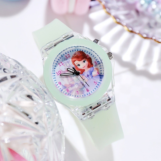 Детские наручные часы с подсветкой "София (Sofia the First)" (светятся ...