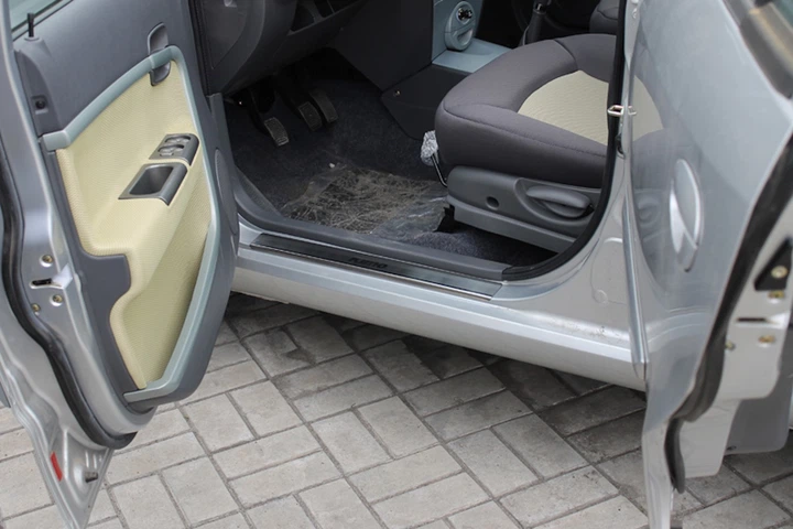 Накладки на пороги Alufrost для Chery Kimo от 2008 - изображение 6