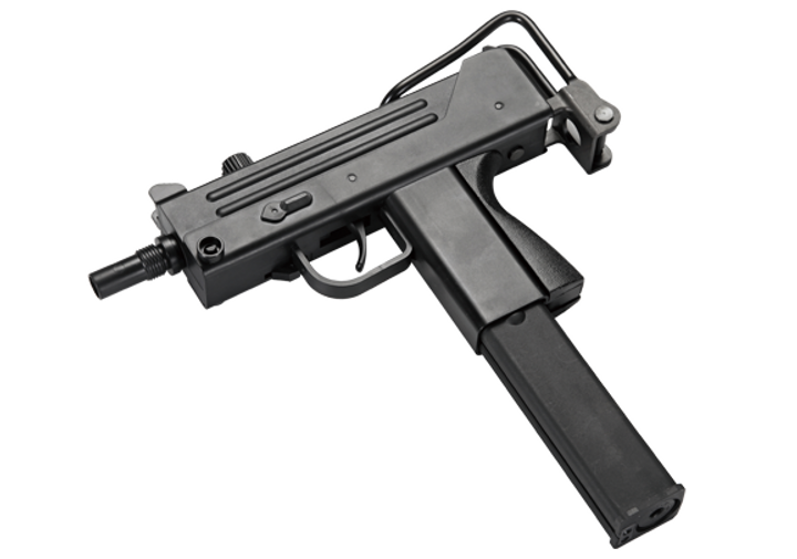 Пневматический пистолет KWC Mini Uzi KM-55 HN Мини Узи пластик газобаллонный CO2 120 м/с - изображение 3