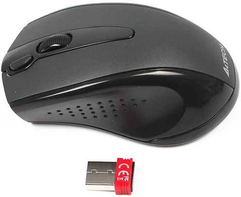 Mysz A4Tech G9-500F-1 V-Track Wireless Black (A4TMYS40974) - obraz 2