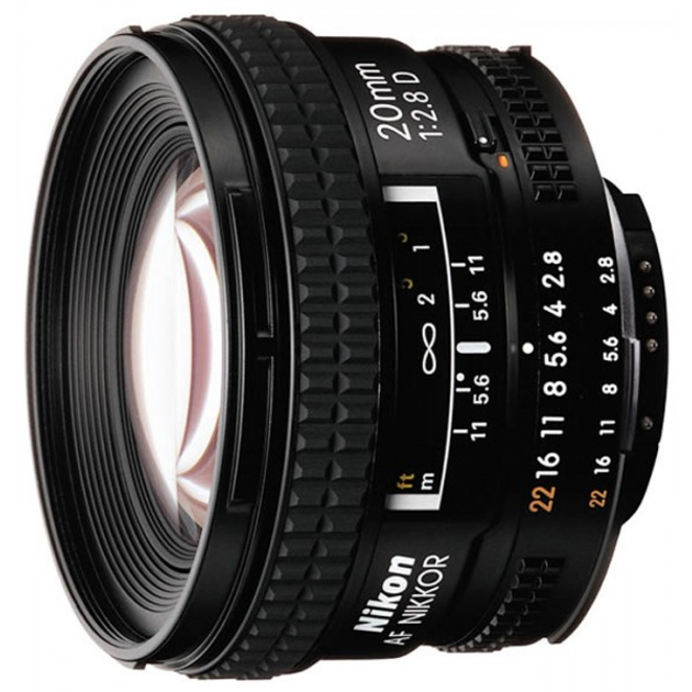 Nikon AF 20mm 2.8 D 元箱一式 レンズフード 保護フィルター付