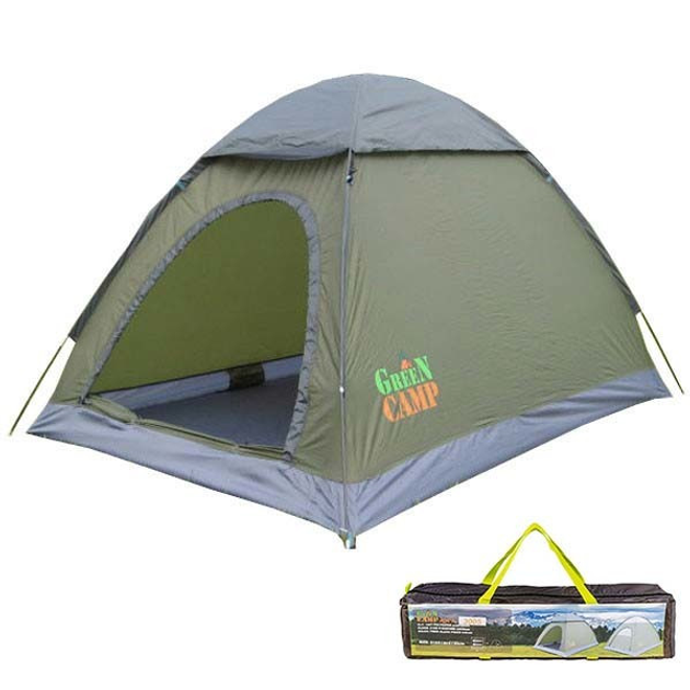 Палатка туристическая Двухместная GreenCamp 3005 2 местная – фото ...