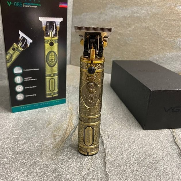 Машинка для стрижки волос профессиональная триммер для бороды VGR V-085 заряжается от USB - изображение 2