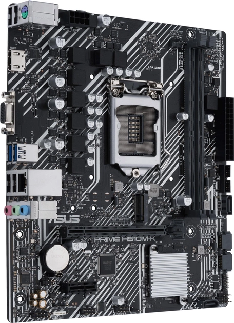 Материнская плата Asus Prime H510M-K (s1200, Intel H510, PCI-Ex16) - изображение 2